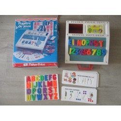 Pupitre de jeux Fisher Price vintage