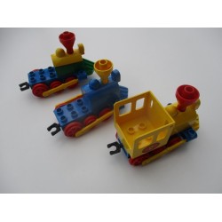 Duplo 2701 trois locomotives légo