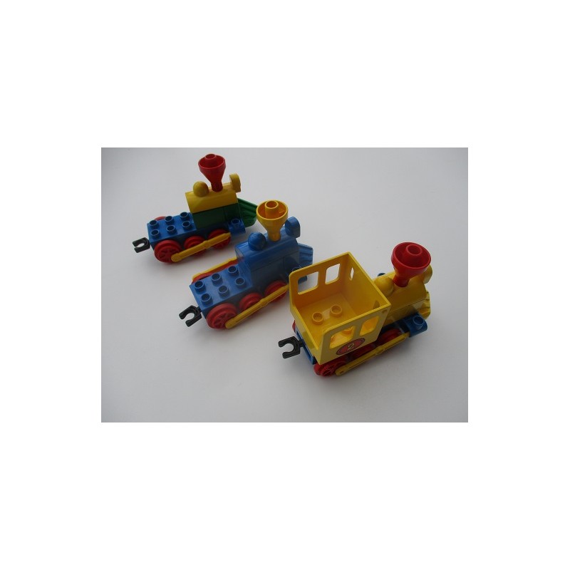 Duplo 2701 trois locomotives légo