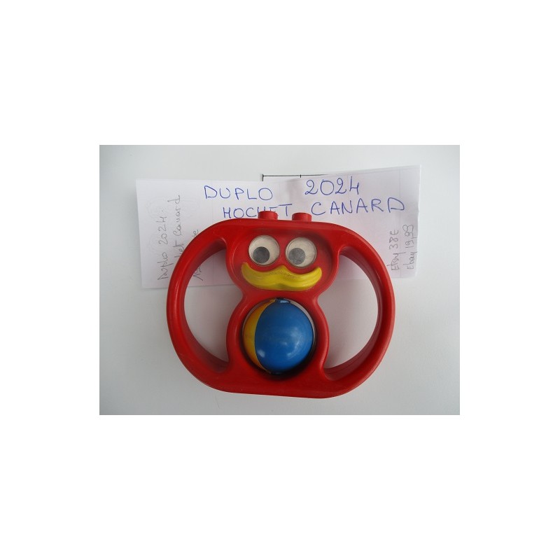 Duplo 2024 hochet canard vintage