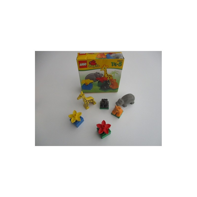 Duplo 2862 les bébés animaux du zoo légo dans leur boite