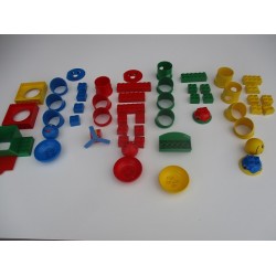 Duplo 3266 les tubes expérimentaux 58 pièces état neuf Légo vintage