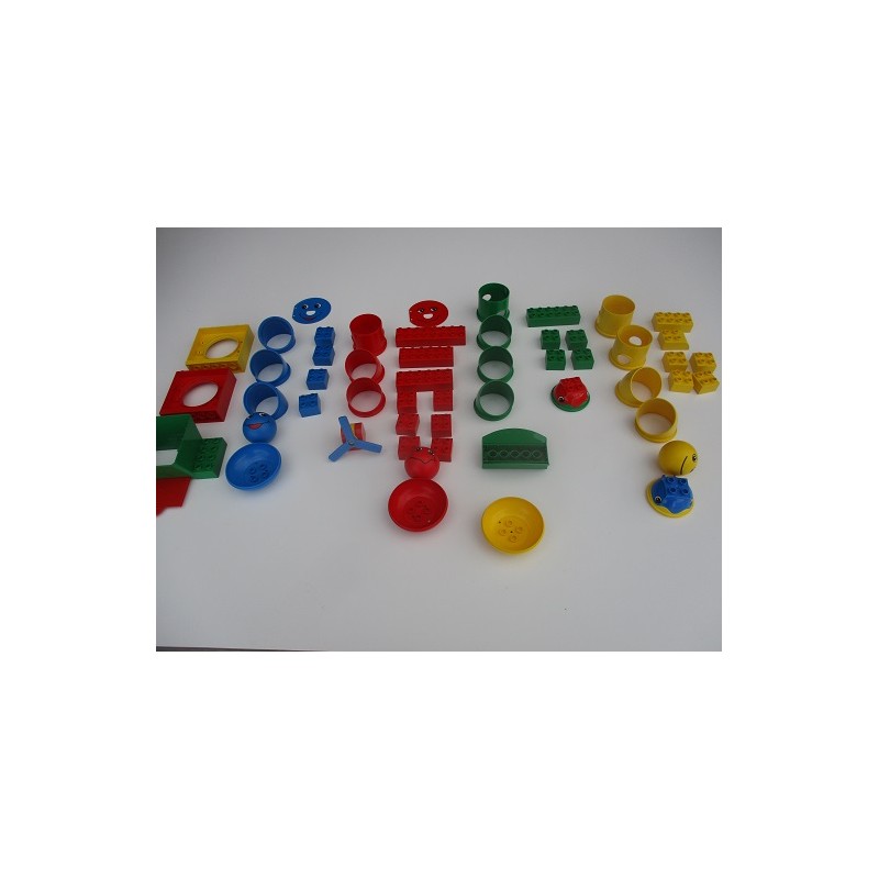 Duplo 3266 les tubes expérimentaux 58 pièces état neuf Légo vintage