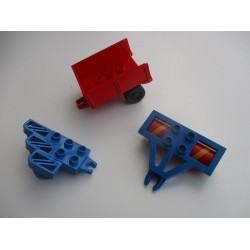 Duplo engins de ferme : rouleau charrue remorque Légo