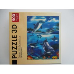 Dauphins joueurs  puzzle 3D...