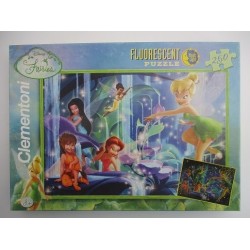 Puzzle 250 pièces fluorescent Disney La fée Clochette - Clémentoni